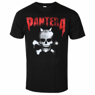 tričko pánské Pantera - Horned Skull Stencil - Black, NNM, Pantera