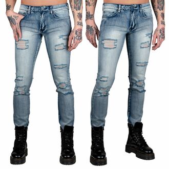 kalhoty pánské (jeans) WORNSTAR - Rampager Shredded - Classic Blue, WORNSTAR