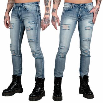 kalhoty pánské (jeans) WORNSTAR - Rampager Shredded - Classic Blue, WORNSTAR
