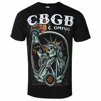 tričko pánské CBGB - Liberty - BLACK - ROCK OFF, ROCK OFF, CBGB