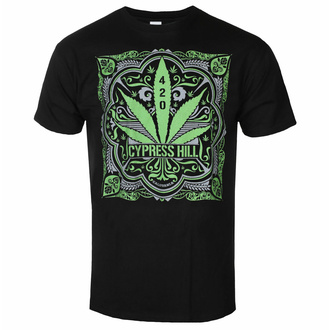 tričko pánské Cypress Hill - 420 Leaf - BLACK, ROCK OFF, Cypress Hill