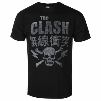 tričko pánské Clash - Skull & Crossbone - BLACK - ROCK OFF, ROCK OFF, Clash