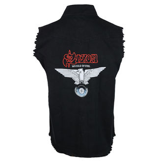 košile pánská bez rukávů (vesta) SAXON - WHEELS OF STEEL - RAZAMATAZ