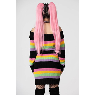 šaty dámské KILLSTAR - Good Vibes Knit Sweater - Rainbow, KILLSTAR