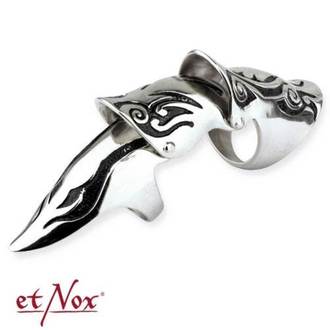 prsten kloubový ETNOX - Long Finger Tribal - SRR15