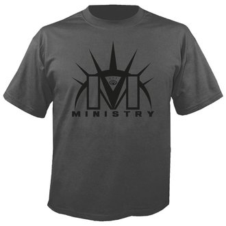 tričko pánské MINISTRY - Logo GREY - NUCLEAR BLAST