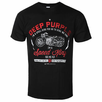 tričko pánské Deep Purple - Speed King - BLACK - ROCK OFF - DPTS04MB