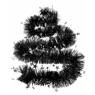vánoční ozdoba (řetěz) KILLSTAR - Magick Tinsel - Black - KSRA004732