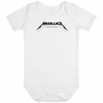 body dětské Metallica - (Logo) - white - black - Metal-Kids - 648.30.7.8