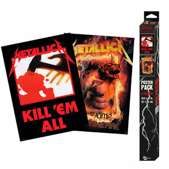 plakát (set 2ks) METALLICA - Kill'Em All/Fire Guy, NNM, Metallica