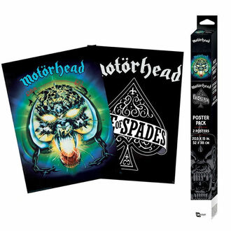 plakát (set 2ks) Motörhead - Overkill - Ace of Spades, NNM, Motörhead