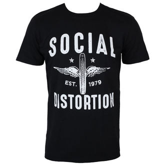 tričko pánské SOCIAL DISTORTION - WINGED WHEEL - PLASTIC HEAD, PLASTIC HEAD, Social Distortion