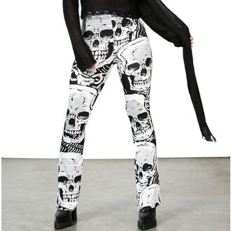 kalhoty dámské KILLSTAR - Plentiful Reap - Black & White, KILLSTAR