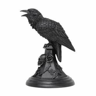 svícen (dekorace) ALCHEMY GOTHIC - Poes Raven, ALCHEMY GOTHIC