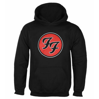 mikina pánská Foo Fighters - FF Logo - BLACK - ROCK OFF - FOOHD04MB
