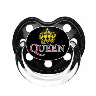 dudlík Queen - Logo - black/multicolour - Metal-Kids, METAL-KIDS, Queen