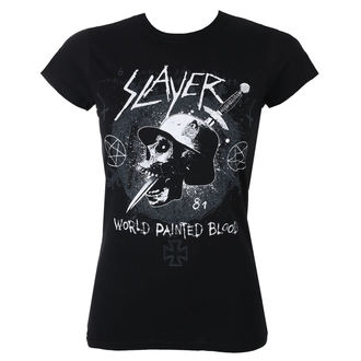 tričko dámské Slayer - Dagger Skull - Black - ROCK OFF - SLAYTEE27LB