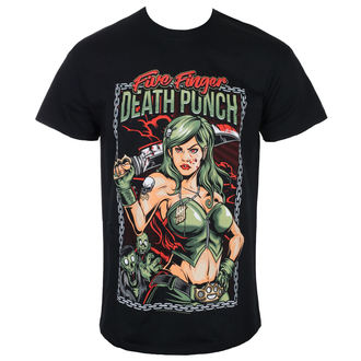tričko pánské Five Finger Death Punch - Assassin - Black - ROCK OFF, ROCK OFF, Five Finger Death Punch