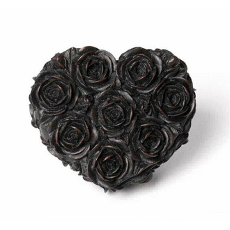 dekorace (krabička) ALCHEMY GOTHIC - Rose Heart - Black, ALCHEMY GOTHIC