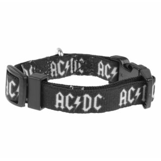 obojek pro psa PERRIS LEATHERS - AC/DC - Black White - AC01_Collar