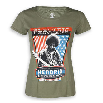 tričko dámské Jimi Hendrix - Electric - ROCK OFF, ROCK OFF, Jimi Hendrix