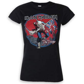 tričko dámské Iron Maiden - Trooper Red Sky - ROCK OFF, ROCK OFF, Iron Maiden