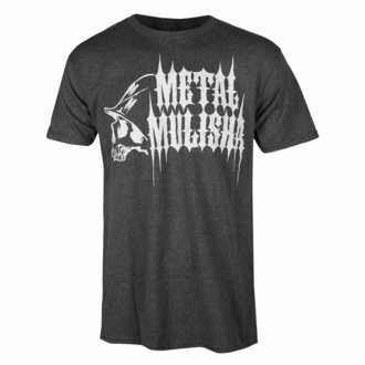 tričko pánské METAL MULISHA - RE-CHECK - CHARCOAL HEATHER - MMTSS2010-CHH