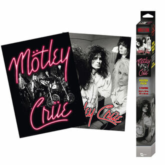plakát (set 2ks) Mötley Crüe -Neon and Straightjackets, NNM, Mötley Crüe