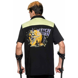 košile pánská KILLSTAR - Witch Queen - Bowling - Black, KILLSTAR