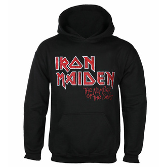 mikina pánská Iron Maiden - NOTB Vtge Logo Faded Edge Album- BLACK - ROCK OFF, ROCK OFF, Iron Maiden