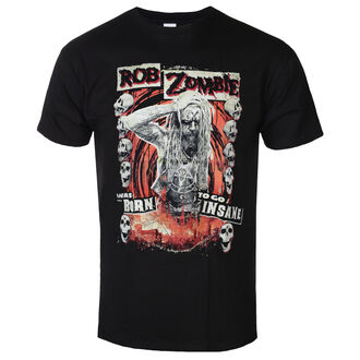 tričko pánské Rob Zombie - Born To Go Insane - ROCK OFF, ROCK OFF, Rob Zombie