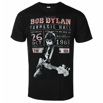 tričko pánské Bob Dylan - Carnegie Hall '63 - ROCK OFF, ROCK OFF, Bob Dylan