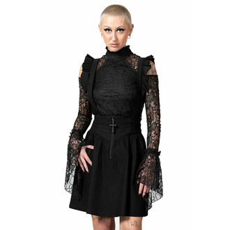 sukně dámská KILLSTAR - Yuna Suspender - Black - KSRA005096